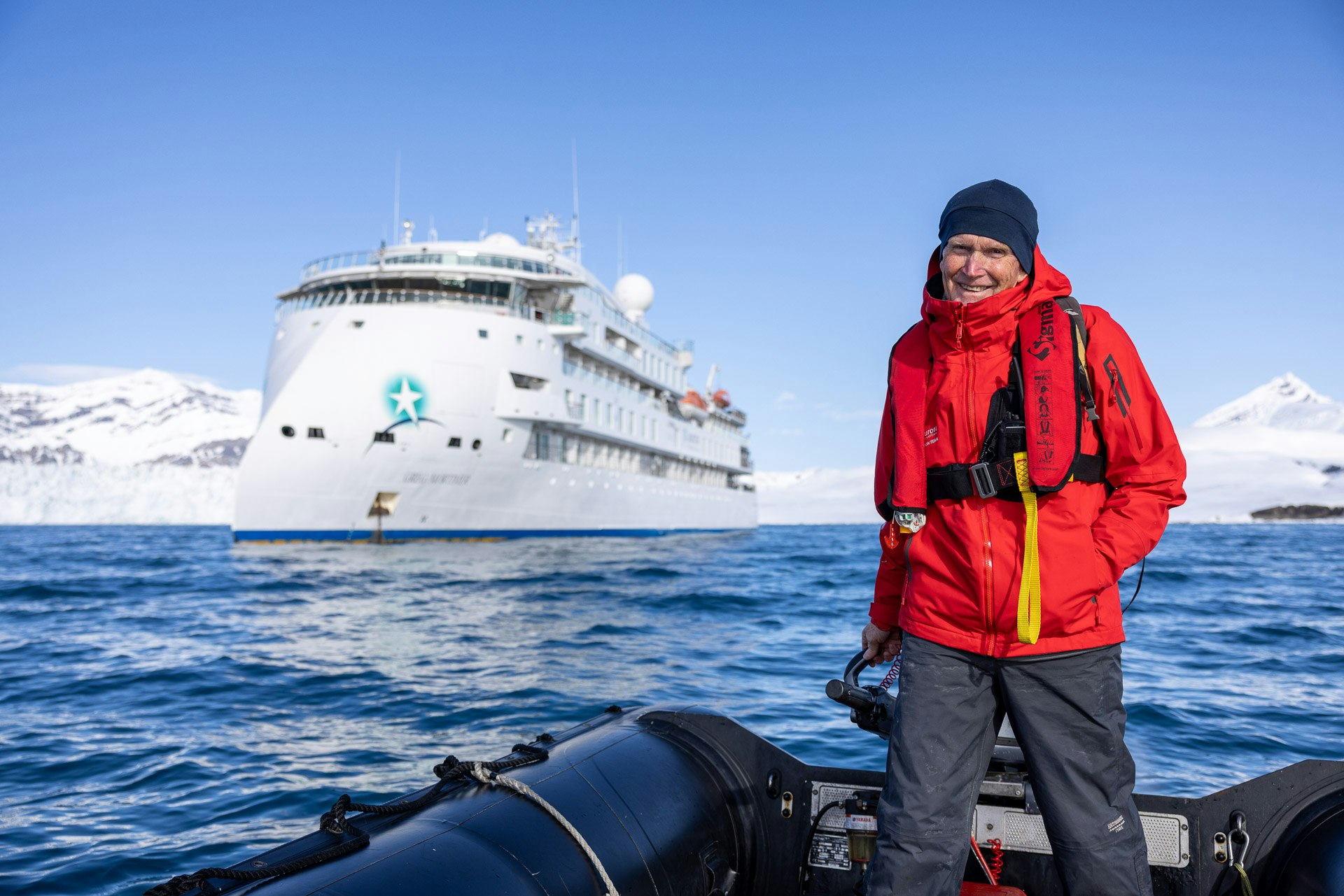 Greg Mortimer with the Greg Mortimer