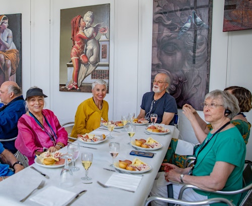Tasting at the Museum of Wine, Sardinia, Italy, Pia Harboure