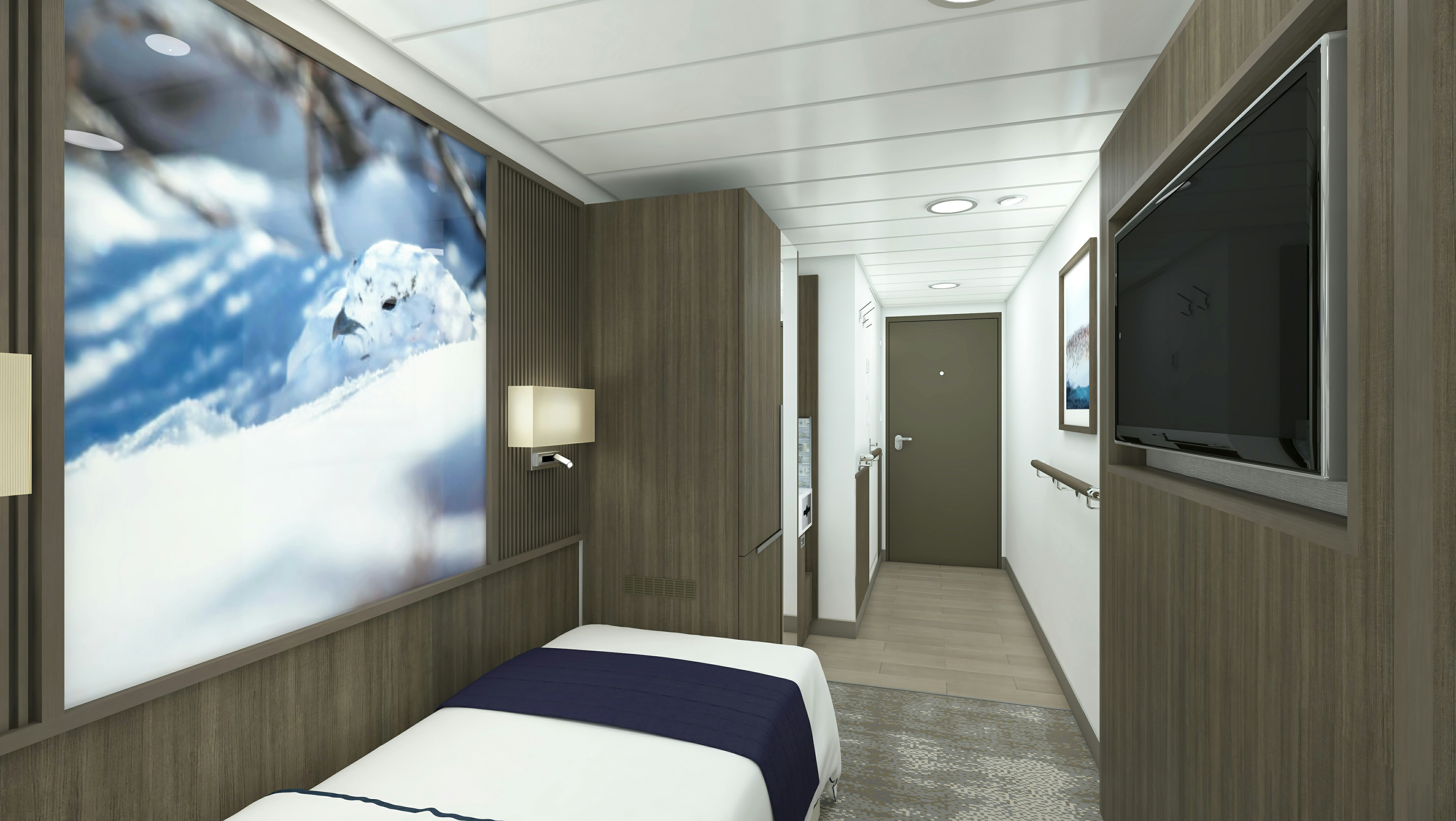 Aurora Stateroom Single Bedroom