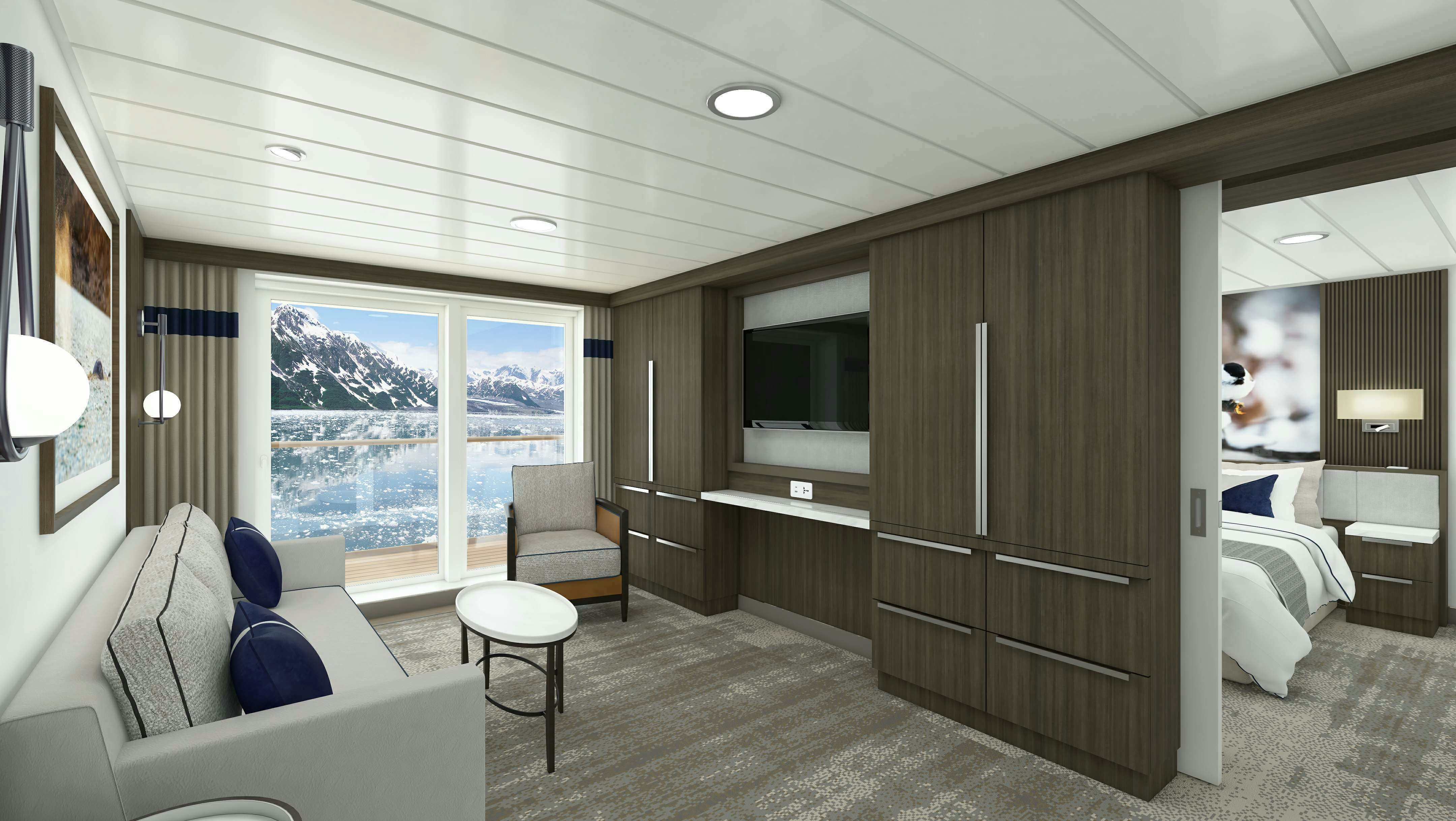 Captain's Suite Lounge View