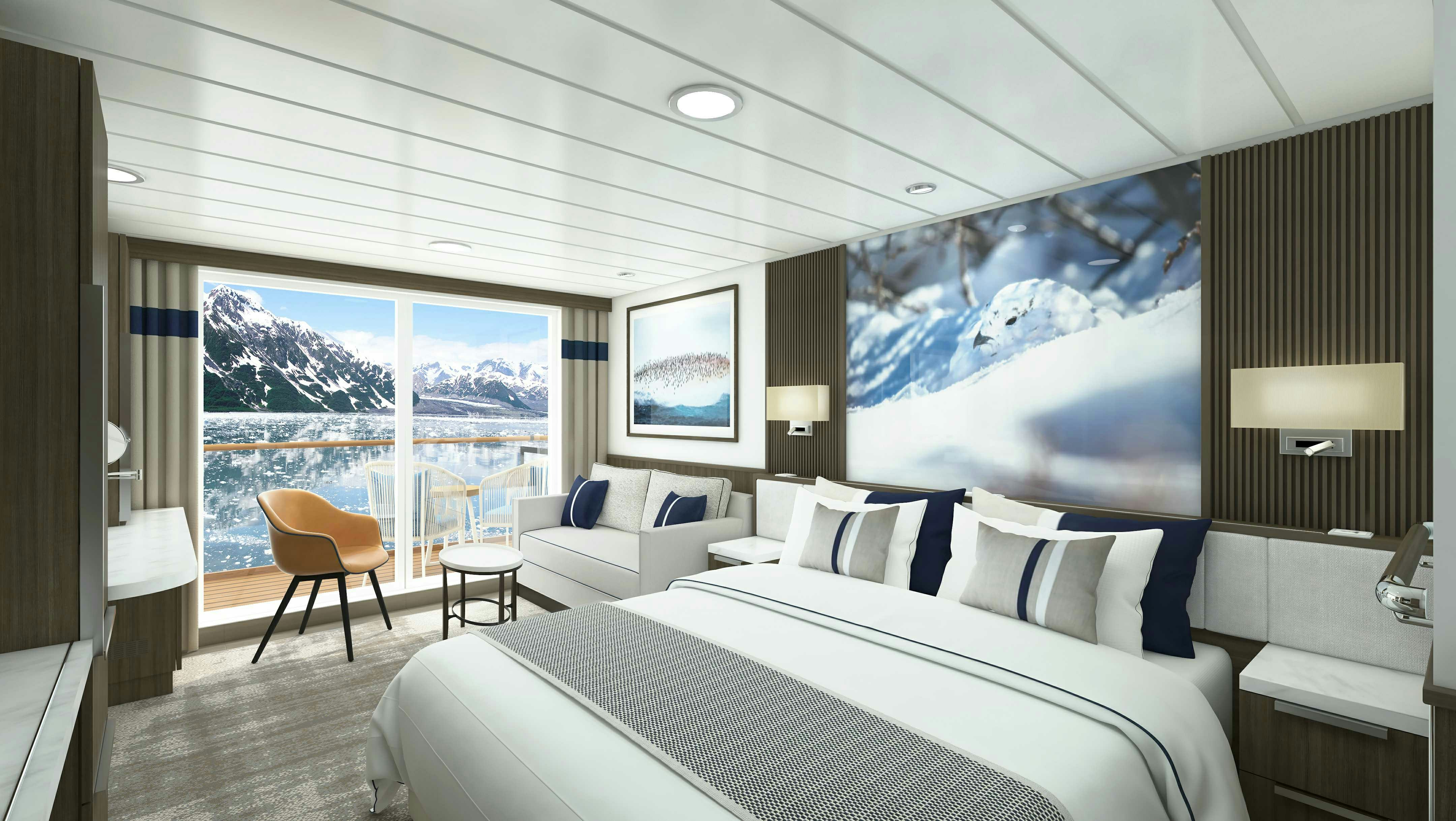 Balcony Stateroom Category A Bedroom