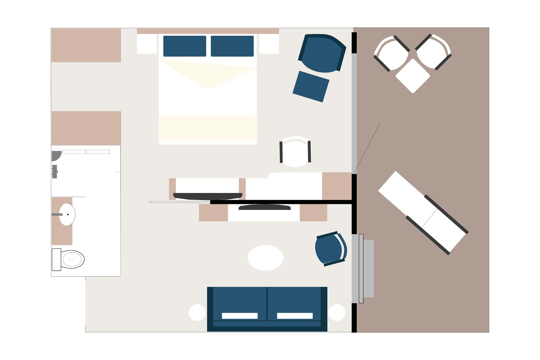 Junior Suite Floorplan