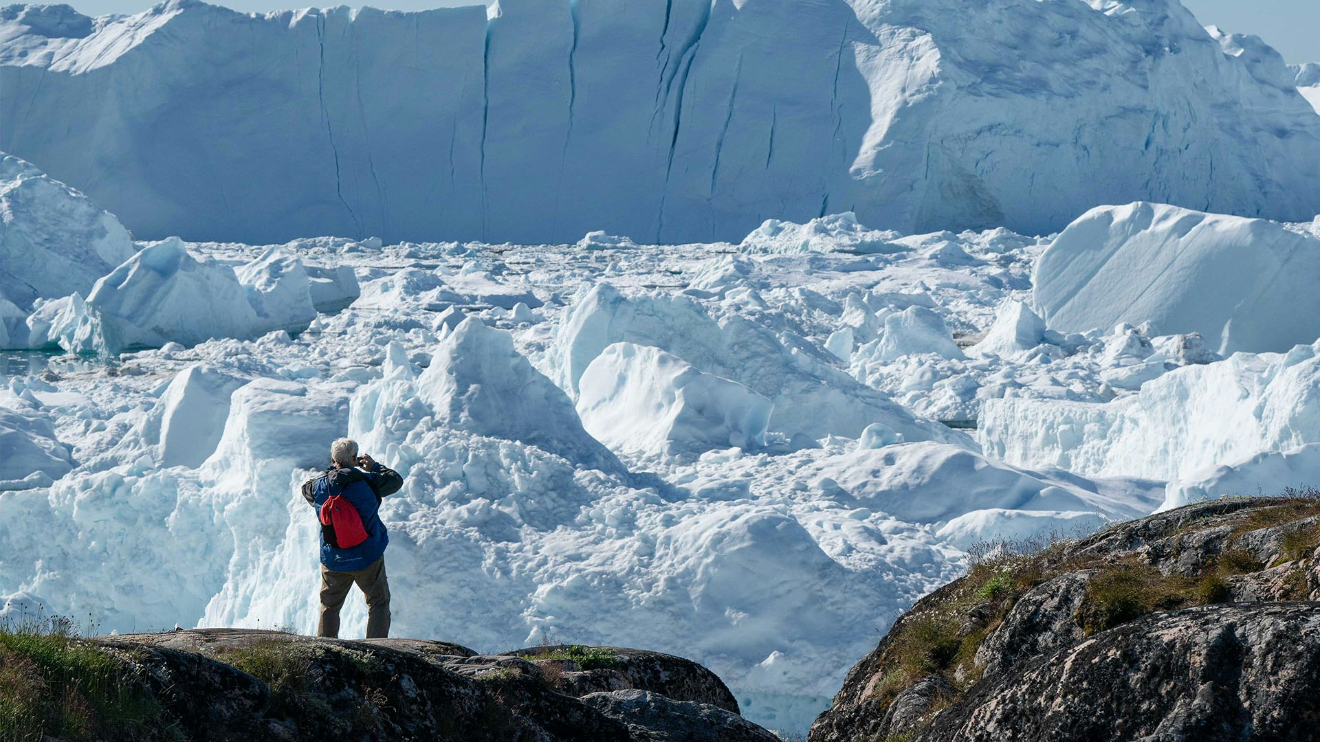 Lone Photographer, Illulissat, Greenland, Fiona Wardle
