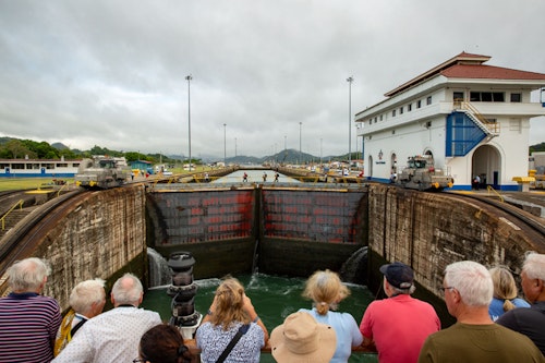 Crossing the Panama Canal, Pia Harboure
