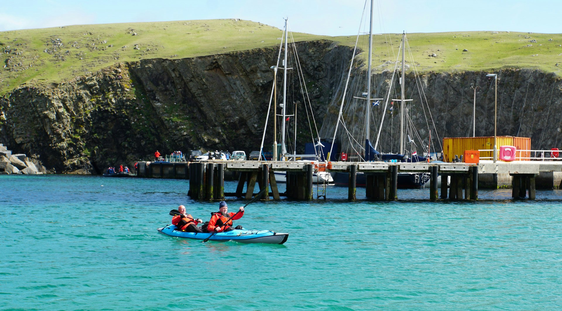 Paddling in Scotland