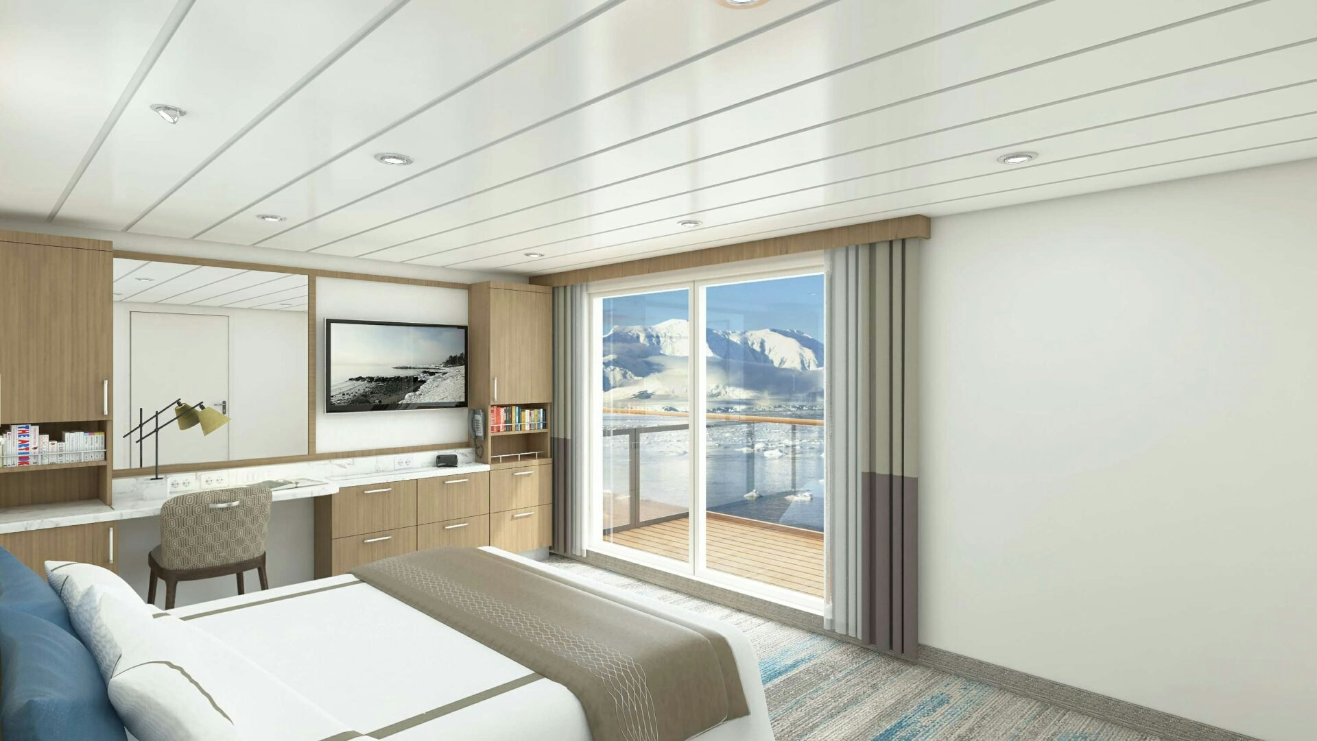 Balcony Stateroom Superior Bedroom