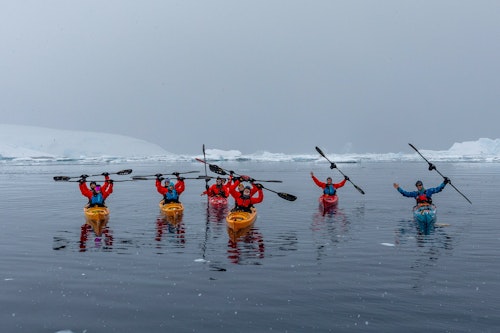 Kayaking, Portal Point, Antarctica, Adrian Wlodarczyk