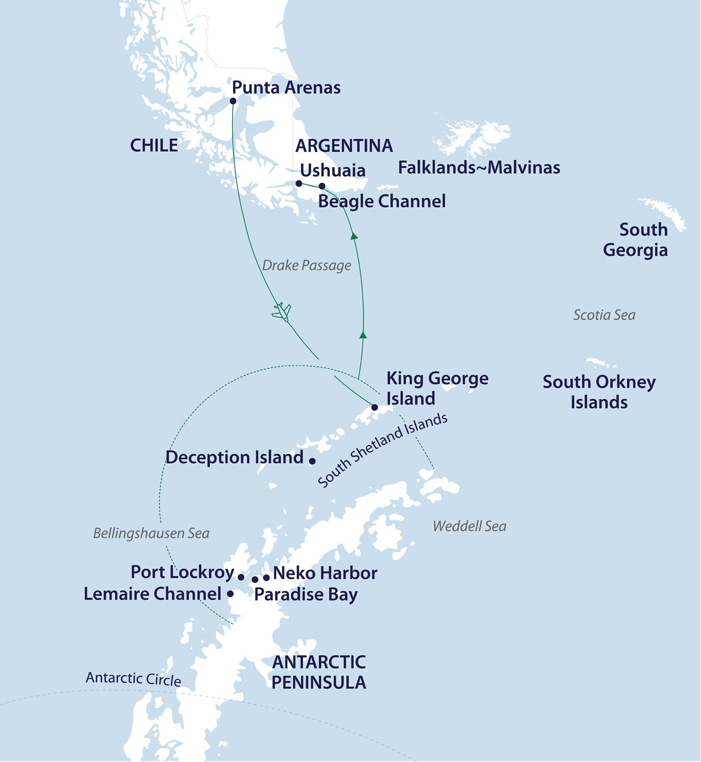 AEP053D - Antarctic Explorer Map