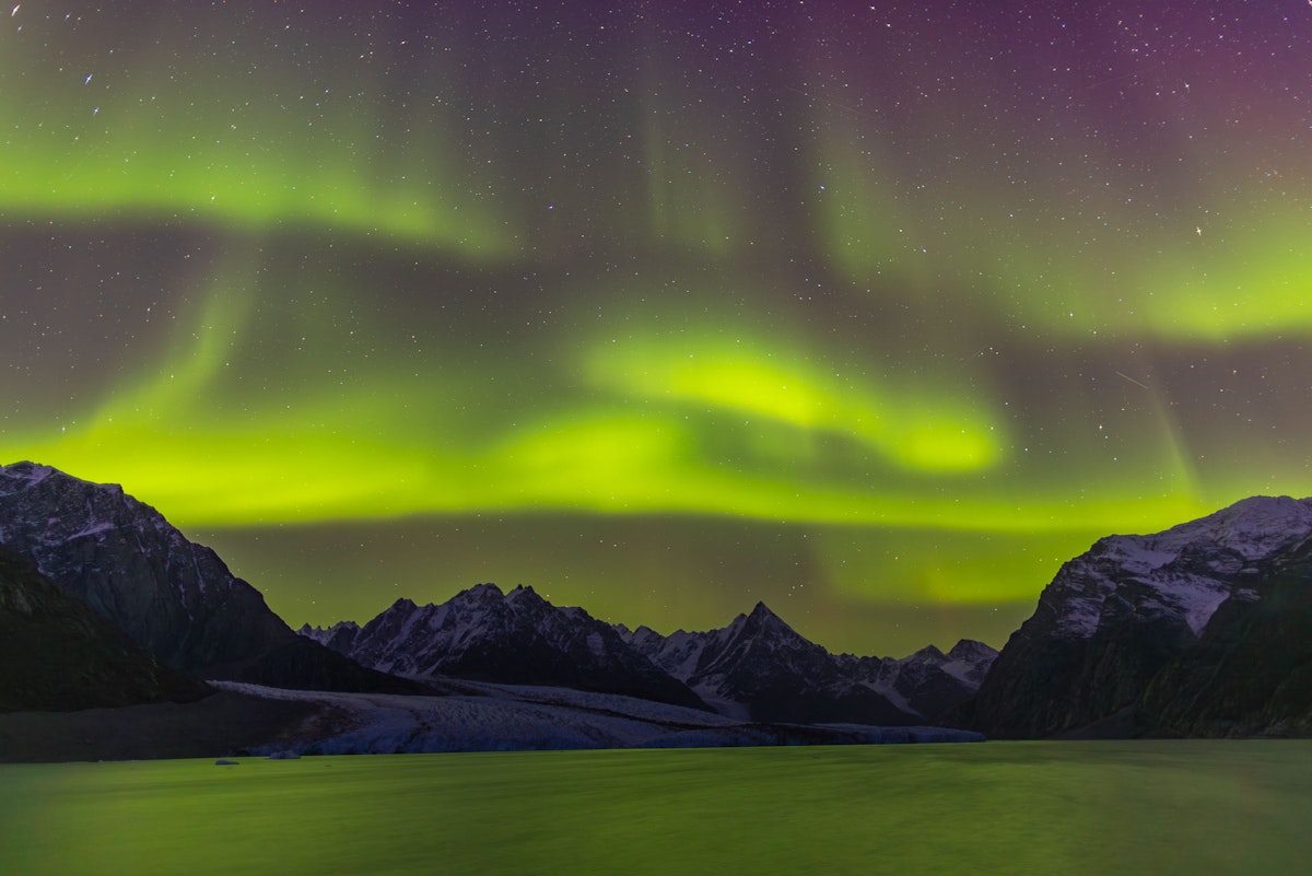 Northern Lights (Aurora Borealis), Alpefjord, Greenland, Adrian Wlodarczyk