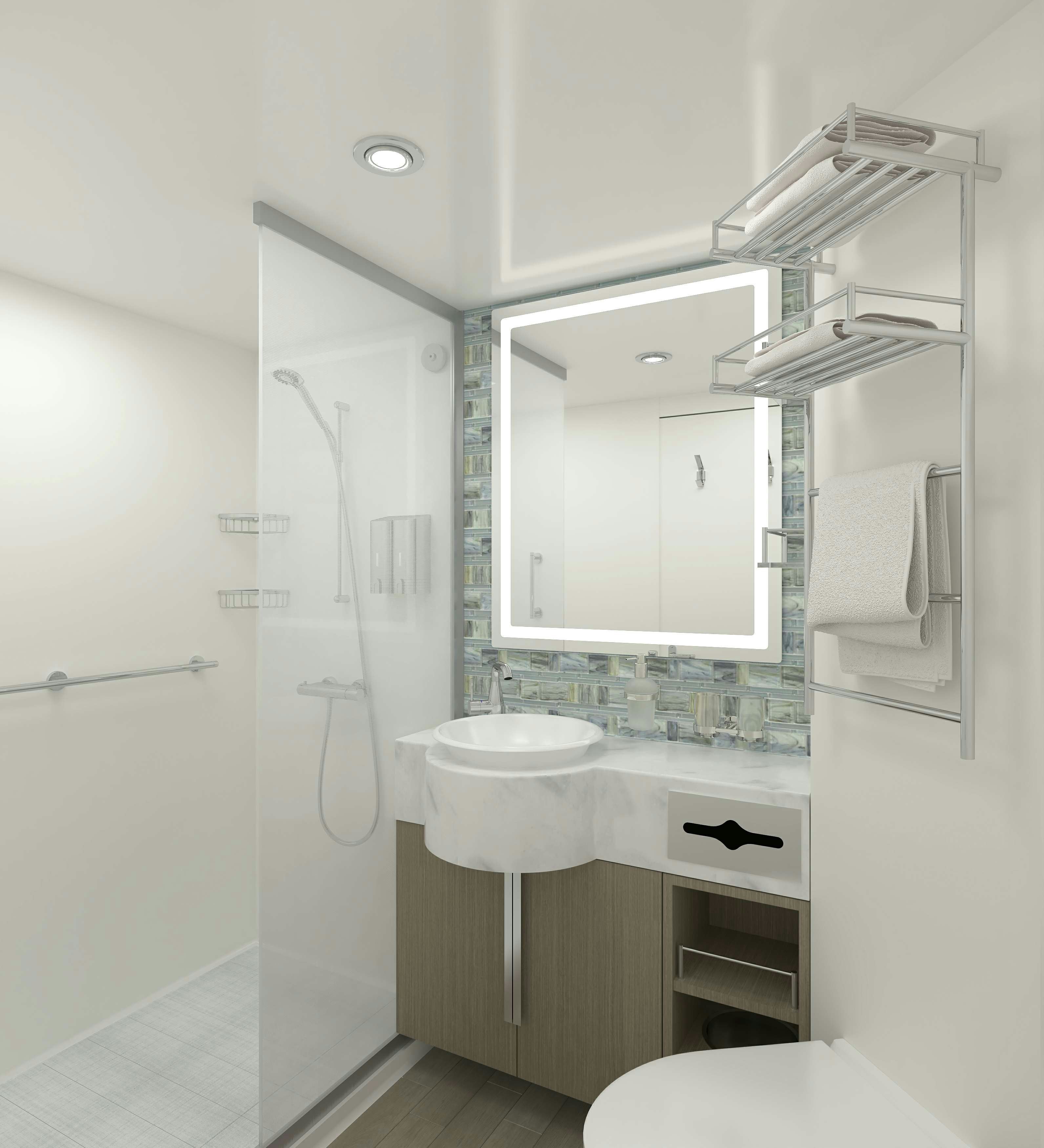 Balcony Stateroom Category C Bathroom