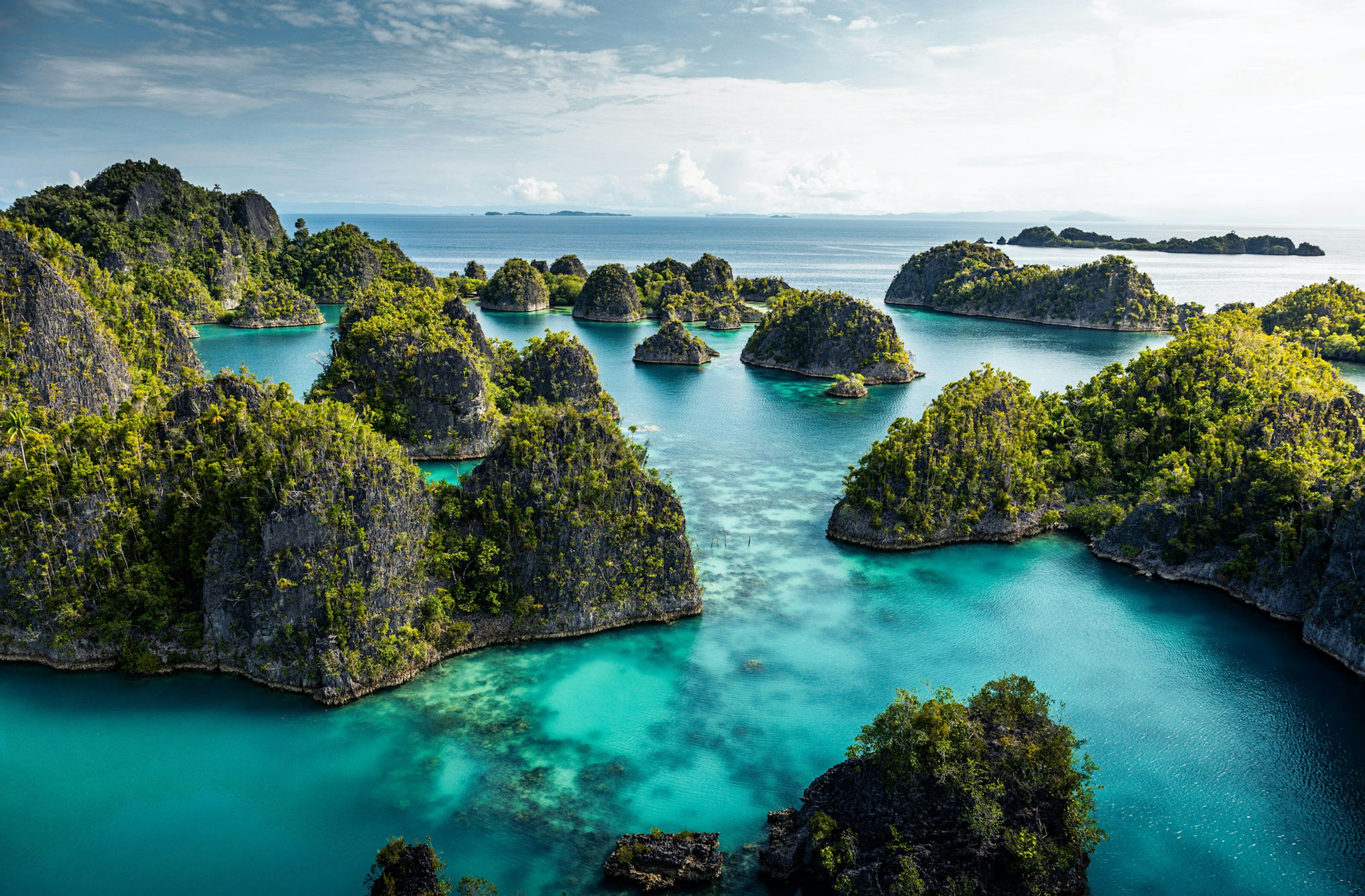 Aerial View of Raja Ampat