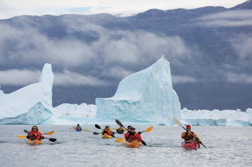 Kayaking in the Arctic